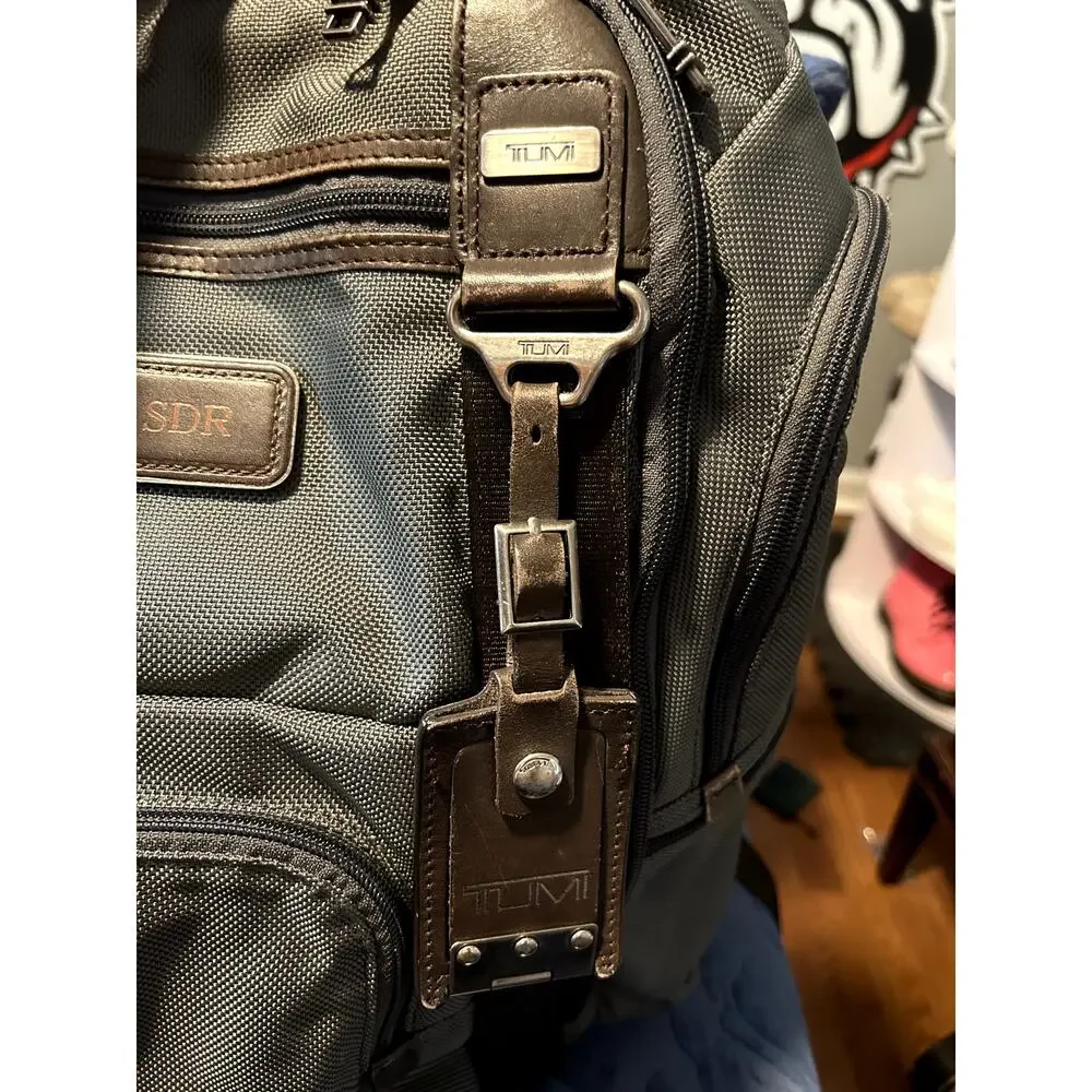 Tumi Alpha Bravo Backpack Grey Brown